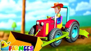 The Wheels On The Tractor | Fun Videos For Toddlers - Farmees Kids Songs and Nursery Rhymes