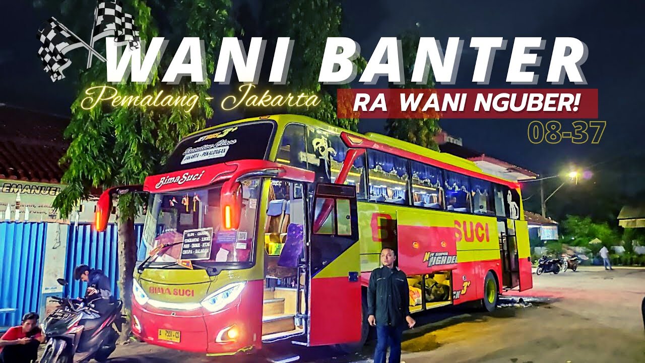 BOSEN DI OVERTAKE TERUS! | TRIP PEMALANG - JAKARTA NAIK BIMA SUCI | TERMINAL SUB COMAL KAB.PEMALANG