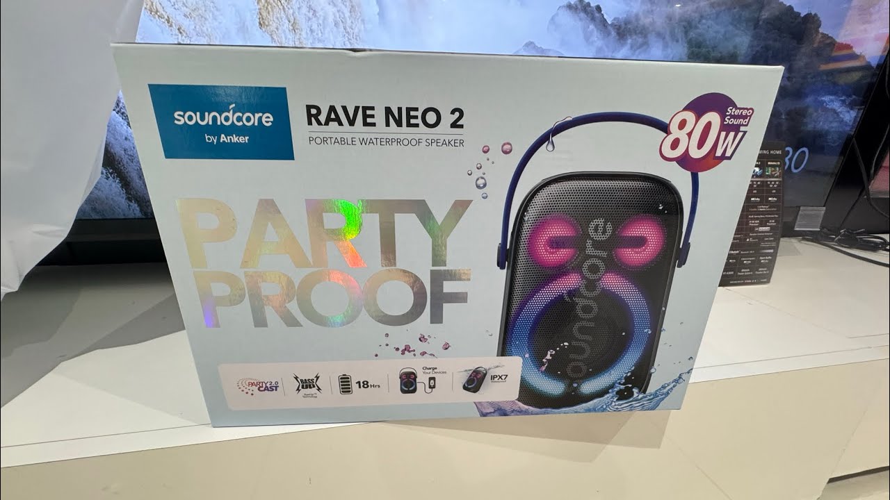 Soundcore Rave Neo 2 Unboxing and Sound Test | Deep Bass Party