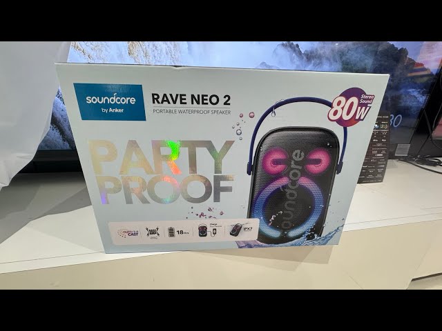 Soundcore Rave Neo 2 Unboxing and Sound Test | Deep Bass Party