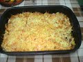 Запеканка с куриной грудкой и картофелем в духовке