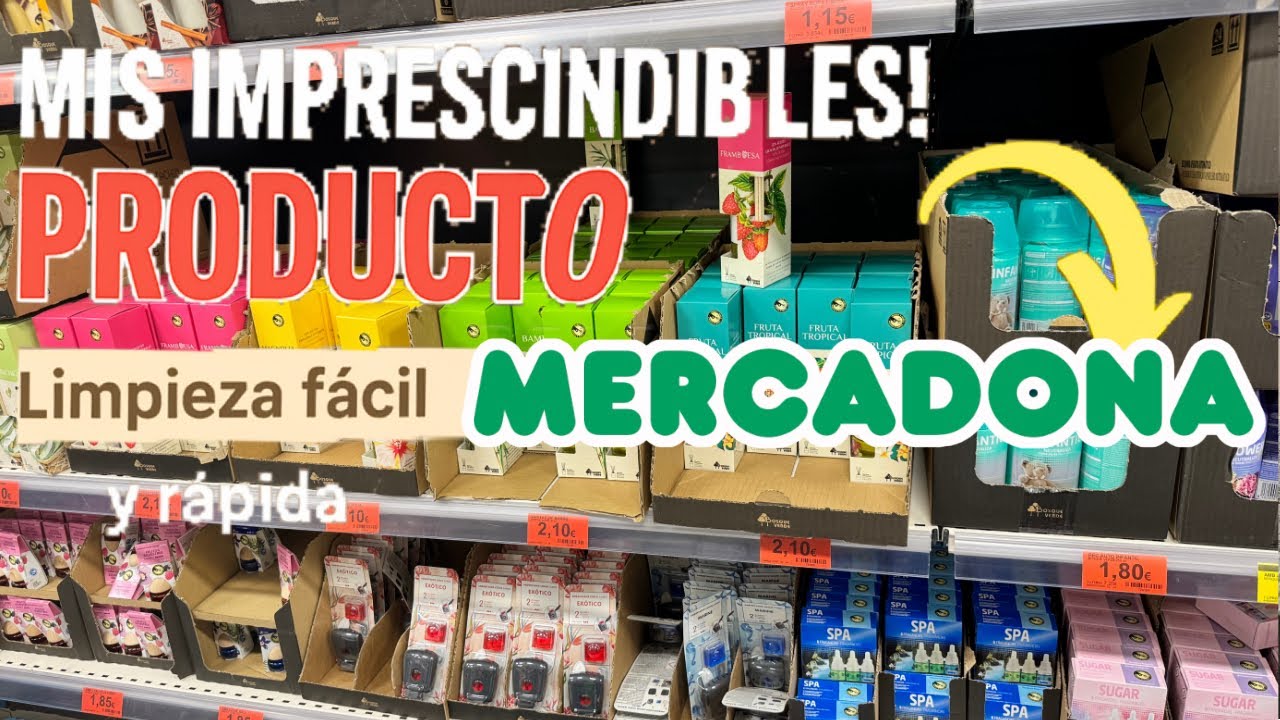 TOP productos de limpieza Mercadona que me facilitan la vida 🧼