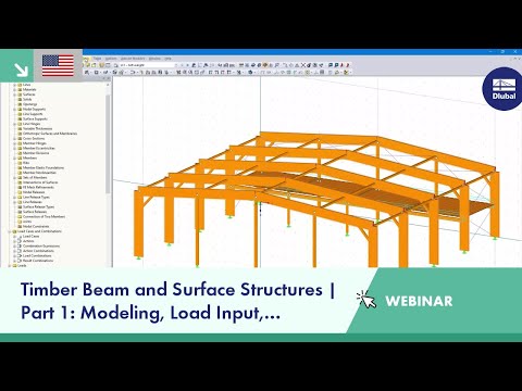Timber Beam and Surface Structures | Part 1: Modeling, Load Input, Combinatorics