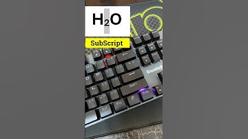 Word Trick Subscript and Superscript #windows #computer #laptop #pc #viral #shorts