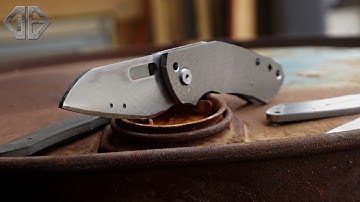 Making a titanium framelock: Knifemaking, Part 1