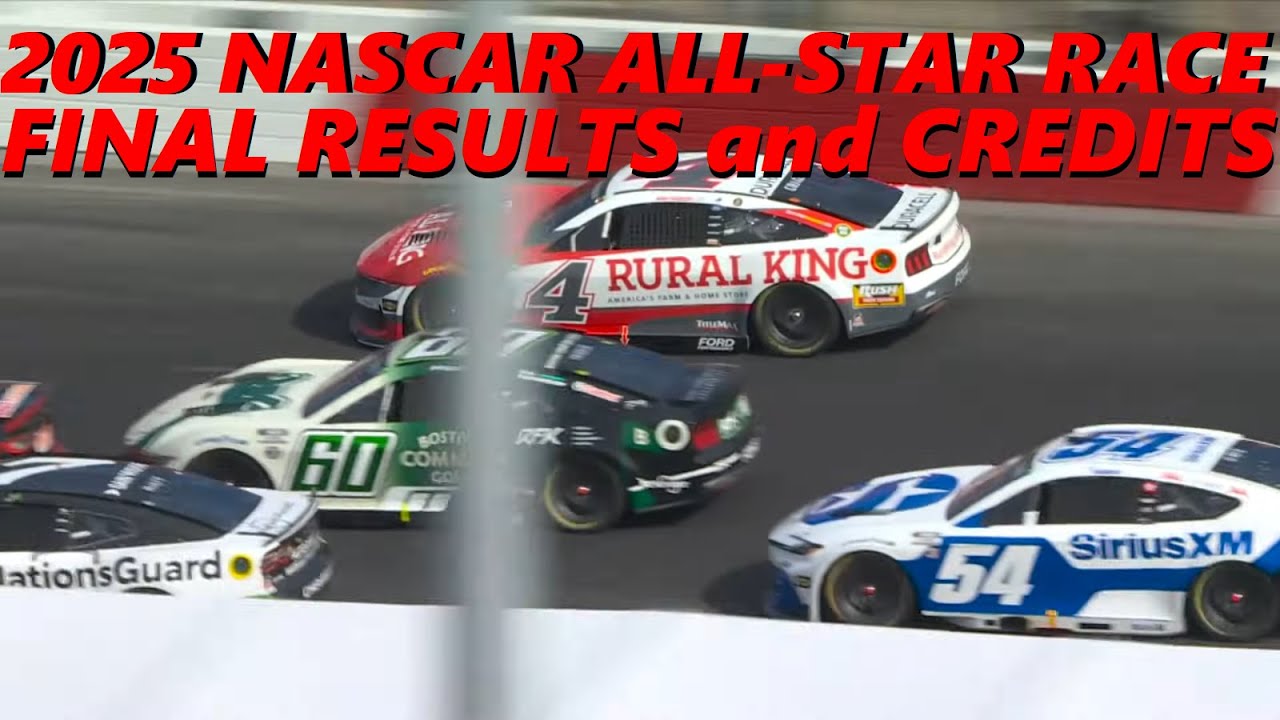 2025 NASCAR All-Star Race Finishing Order and Credits (Rebirth Cup Series)