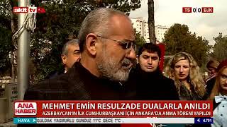 Mehmet Emin Resulzade Dualarla Anıldı