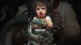Hera tried to Kill Baby Hercules #shorts #history #mythology