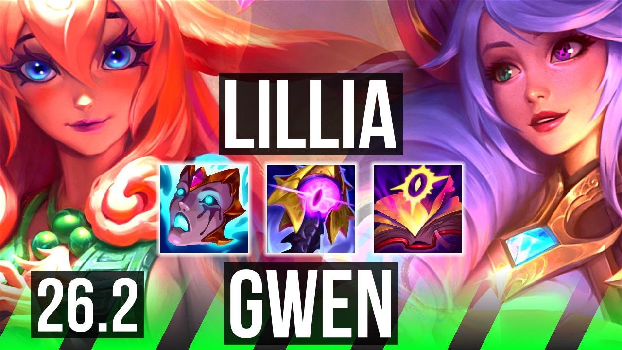 LILLIA vs GWEN (JGL) | EUW Diamond | 26.2