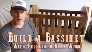 Reclaimed Barnwood Bassinet