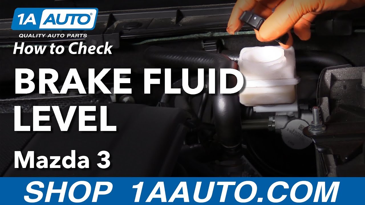 How to Check Brake Fluid 13-19 Mazda 3 - YouTube