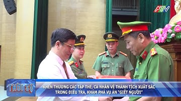Khen thưởng các tập thể, cá nhân về thành tích xuất sắc trong điều tra, khám phá vụ án “giết người”