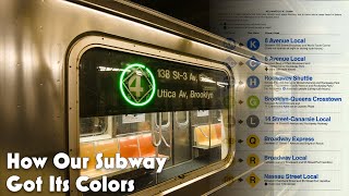 How The NYC Subway Got Its Colors