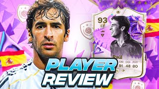 5⭐5⭐ 93 ULTIMATE BIRTHDAY ICON RAUL SBC PLAYER REVIEW | FC 24 Ultimate Team