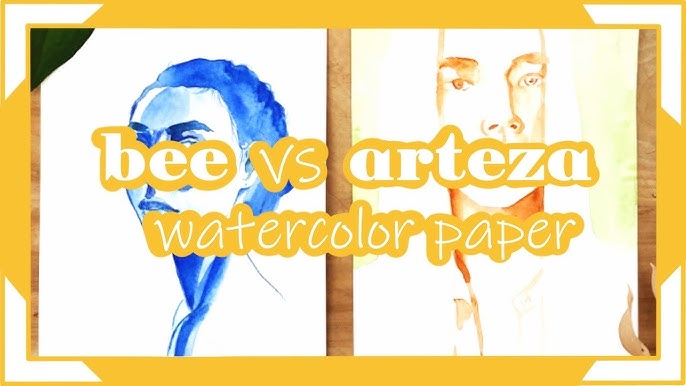 GenCrafts vs Bee Watercolor Paper. Testing TWO Affordable Cellulose Papers  - Which Will Win? 