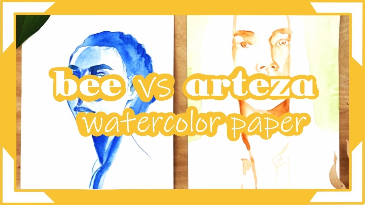 Have I Found My Favorite Watercolor Paper?! Bee Paper VS. Arteza
