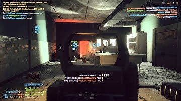 Massive LMG Multi Kill Battlefield 4