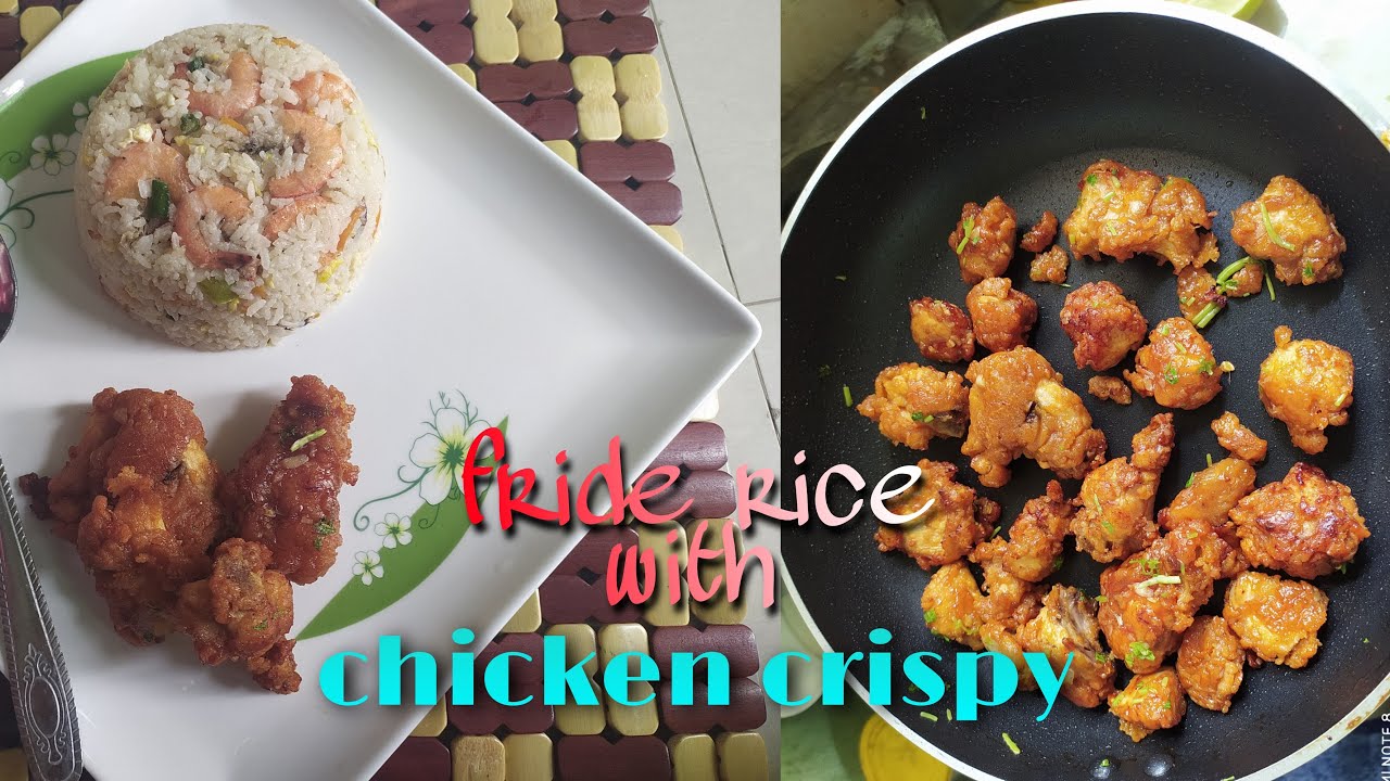 chicken fride rich recipe। fride rice with prawns। chicken crispy। home ...