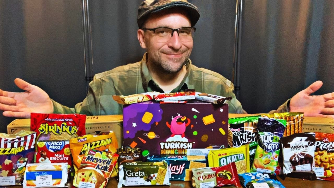 ASMR-Trying Turkish Snacks 🇹🇷