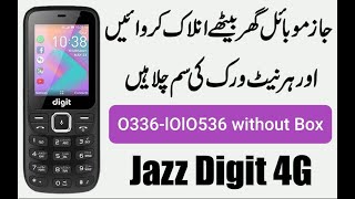 How to unlock Jazz Digit Mobile.