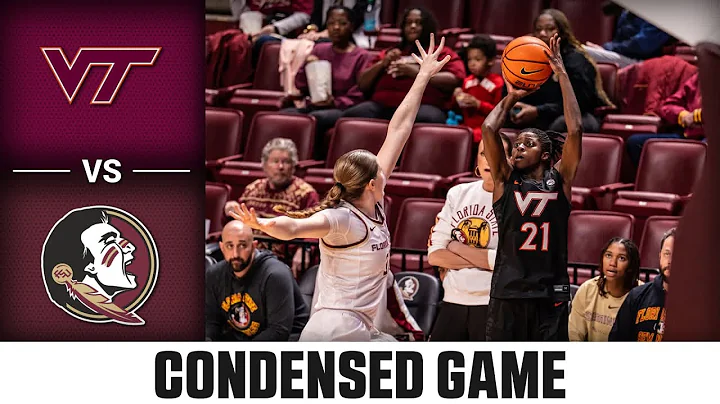 Virginia Tech vs Florida State Condensed Game | 2025-26 ACC Women's Basketball