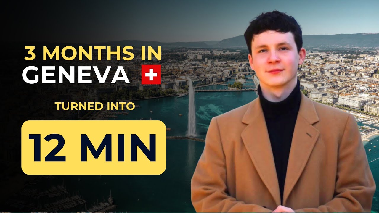 FIRST VLOG | Geneva, Swiss 🇨🇭: INTERNSHIP, LIFESTYLE & NETWORKING