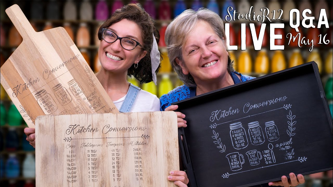 4 Ways to Paint a Kitchen Conversion Chart with Stencils DIY Kitchen