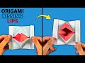 Origami Mouth Puppet (Kissing Lips) – Easy &amp; Fun Paper Craft Tutorial for Kids