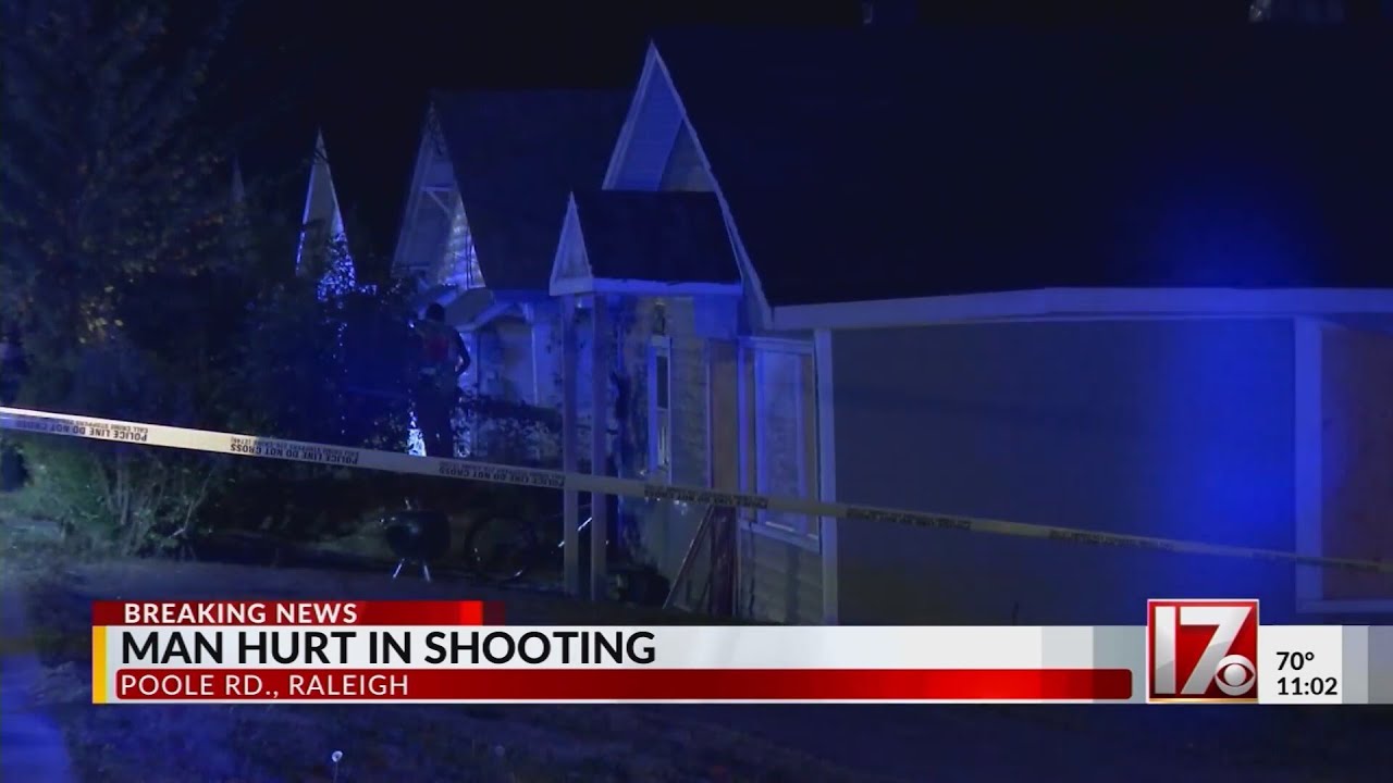 Man hurt in shooting on Poole Road in Raleigh