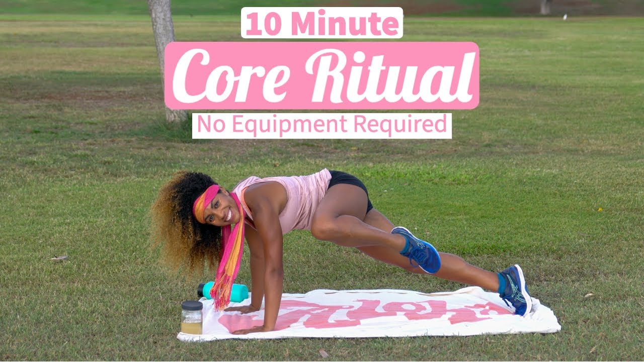 10 Minute Core Ritual - No Equipment Required | Workout With KK - YouTube