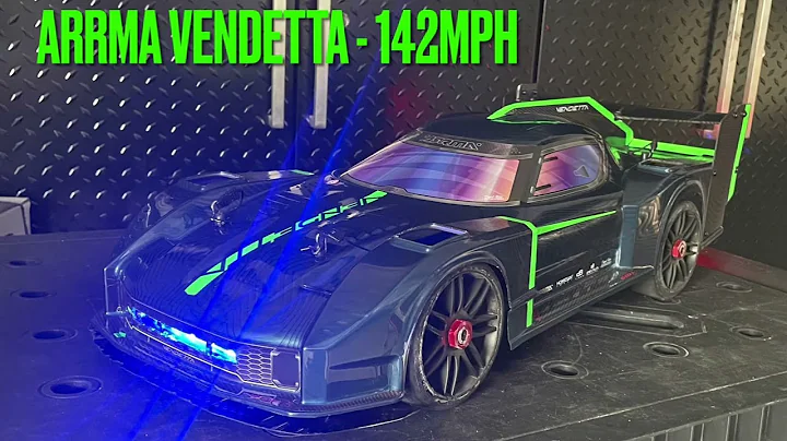 Arrma Vendetta - 6s - Speed Run - 142MPH - Castle XLX2 - TP Motor