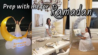 Prep With Me For Ramadan! GRWM, Ramadan Decor Haul, Decking Out Our Home & Grocery Shopping