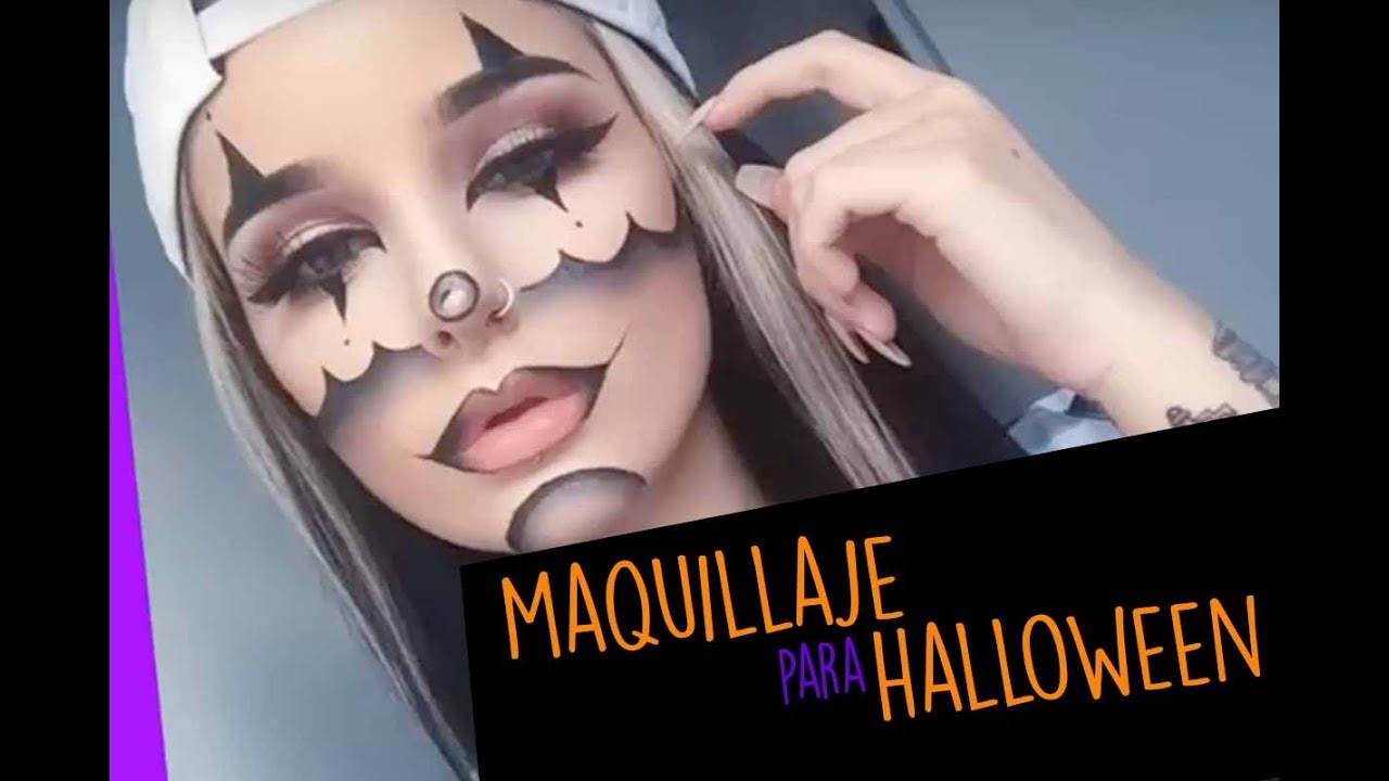 Maquillaje para halloween 2017 / Makeup for Halloween 2017 - YouTube