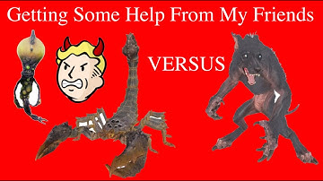 ENEMY OF MY ENEMY Blue Devil Versus Raiders Floaters Radscorpions Fallout 76 Blue Devil regenerating