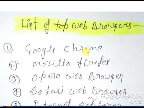 list of top web browsers