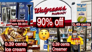 Walgreens 90% off Creamer, Ice Cream, etc