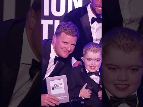 Eddie Howe inducted into the Newcastle United Foundation Hall of Fame.
