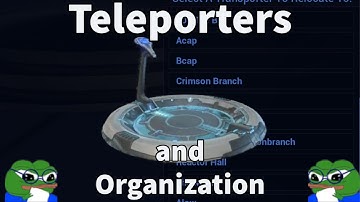 Warframe Dojo Teleporters - Organization and Design 2022