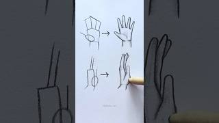 How to draw hand #shorts #craft #art #drawing #tutorial