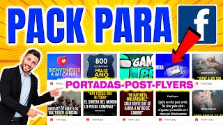 como HACER una foto de PORTADA para mi pagina de Facebook | PLANTILAS  para Facebook e Instagram.