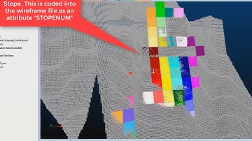 Datamine Studio - Coding a block model using a Wireframe