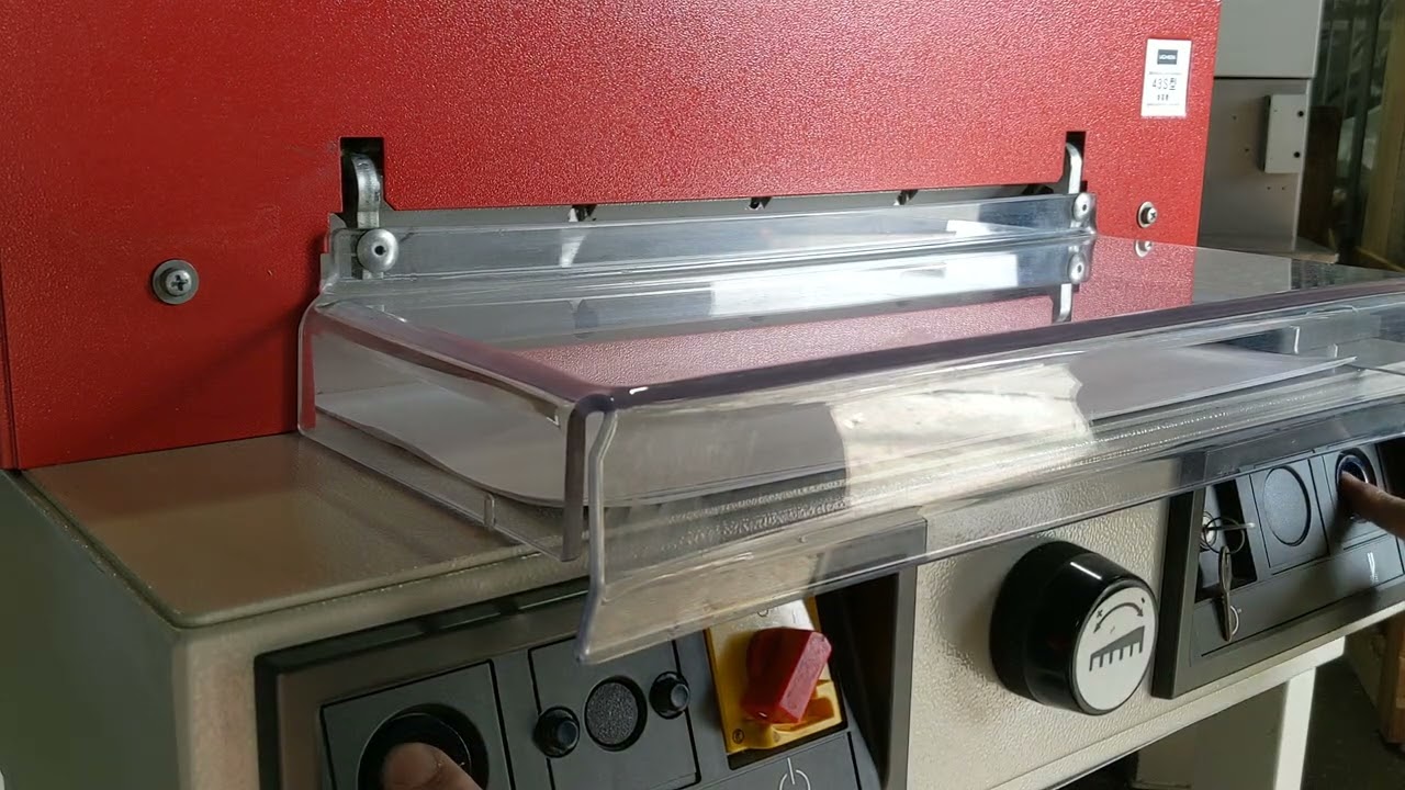 [中古]マイツ 断裁機CE- 43ATS型(028998) 動作確認動画