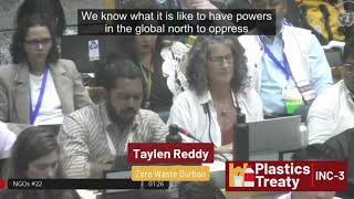 INC3 Plastics Treaty: Break Free From Plastic Youth