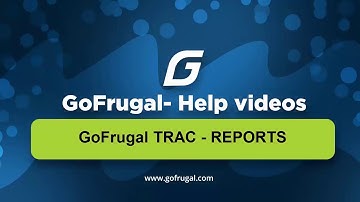 GoFrugal Trac reports | English
