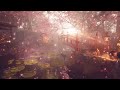 Japanese garden fluttering cherry blossoms i immersive experience 4k