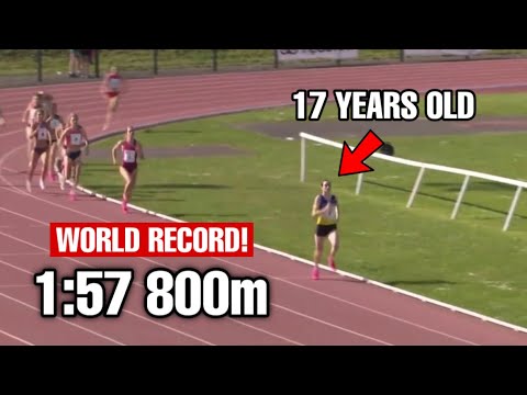 800m World Record | Phoebe Gill 17 Years Old!!!