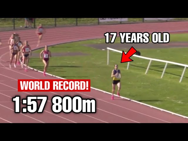 800m World Record | Phoebe Gill 17 Years Old!!! class=