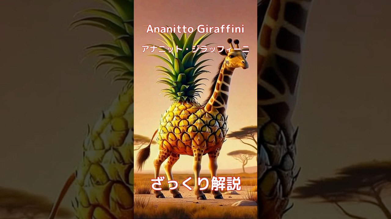 【#italianbrainrot 】Ananitto Giraffini アナニット・ジラッフィーニ【ざっくり解説】