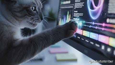 A cat paws through WordPress, triggering ultra-smooth AIAutoWriter SEO content loops.