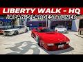 Japans most iconic tuning shop liberty walks massive hq  capturing car culture